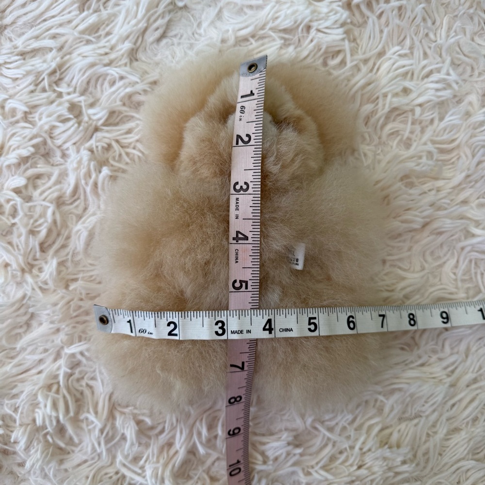 Simply Natural Alpaca Fur Teddy Bear Plush Handmade Peru Soft Stuffed Toy - Picture 6 of 6